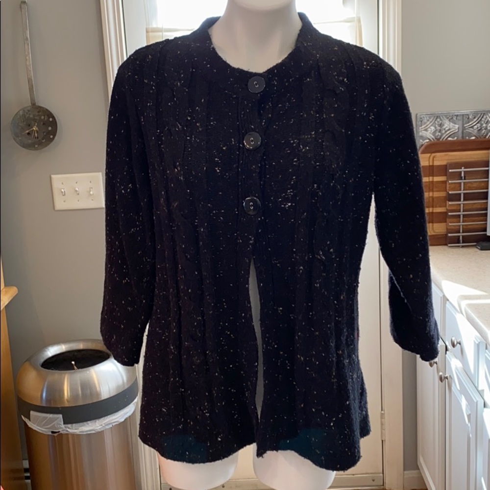 Black Speckled Sweater
